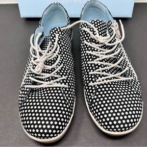 Aika Cloud Footwear Leather Polka Dot Sneakers